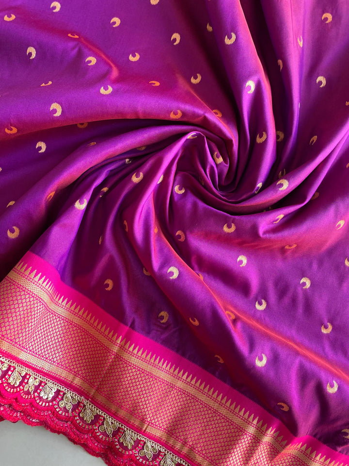 Full Moon Frenzy Paithani Silk Saree