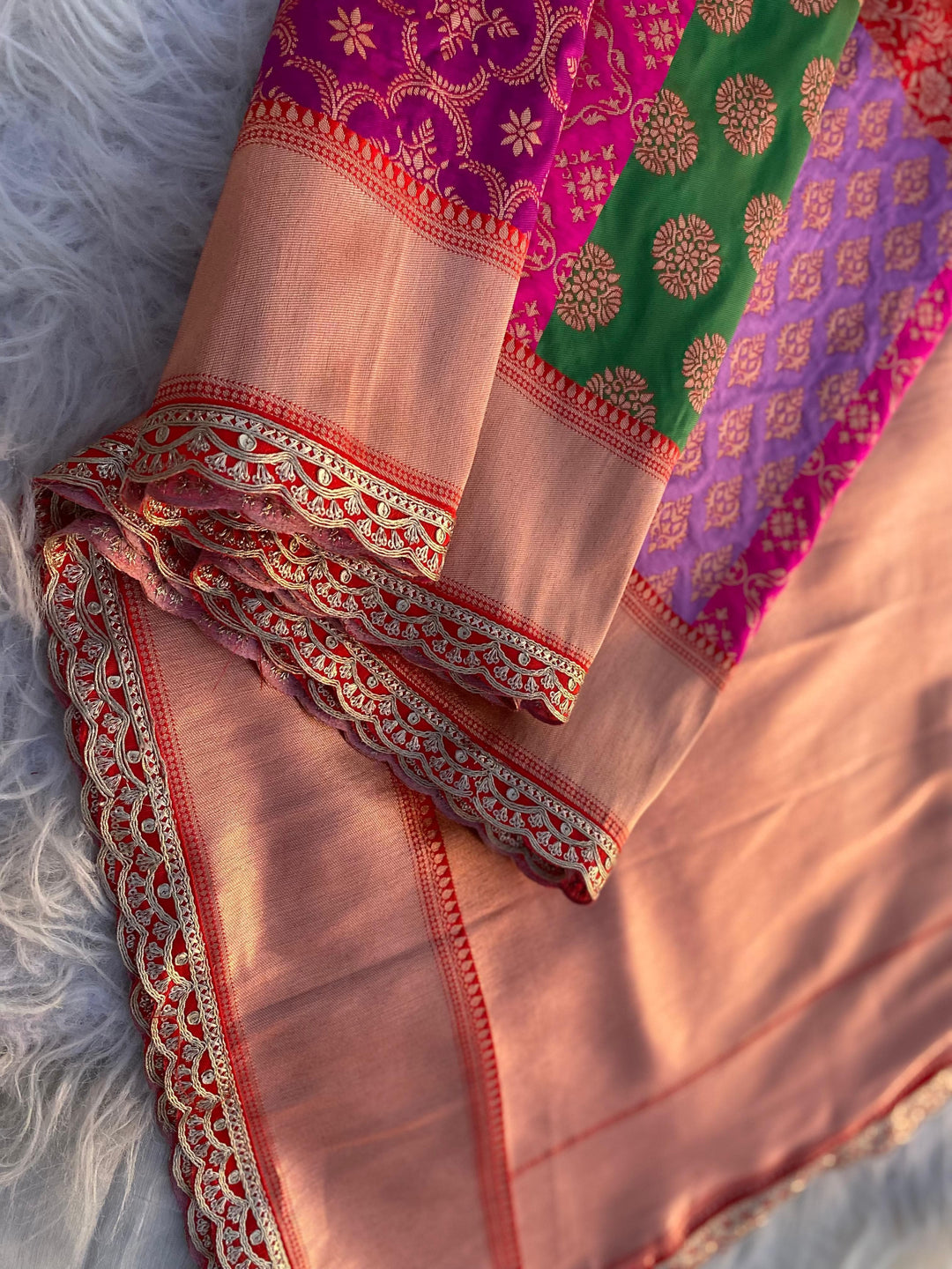 Handed-Down-Rangkat Silk Saree