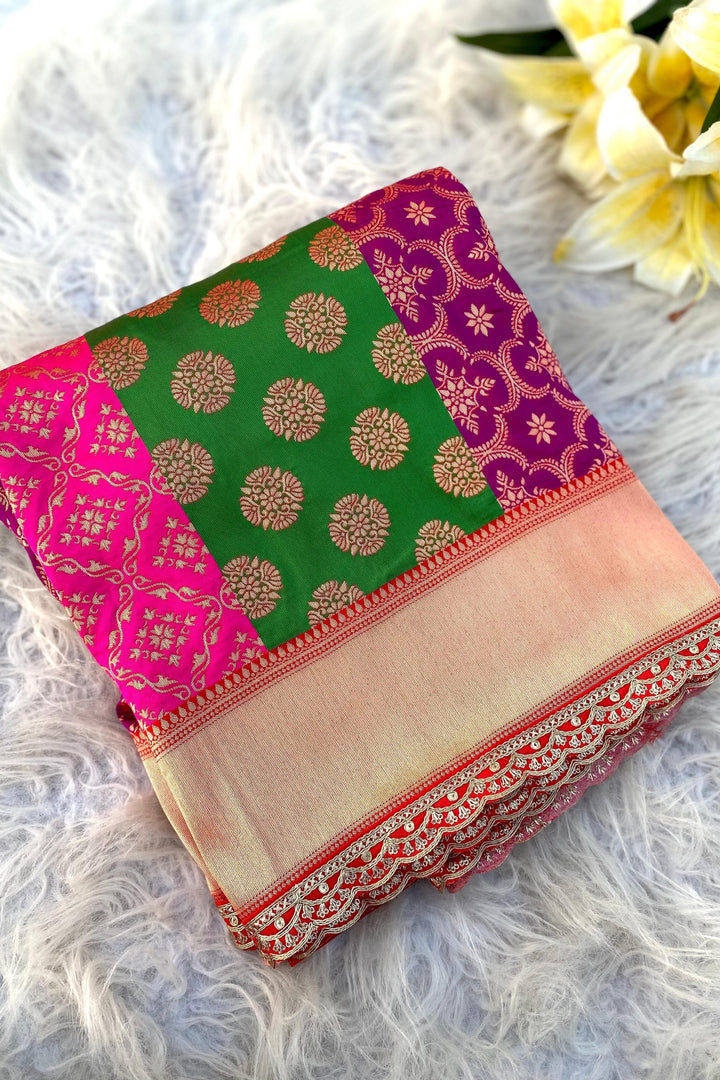 Handed-Down-Rangkat Silk Saree