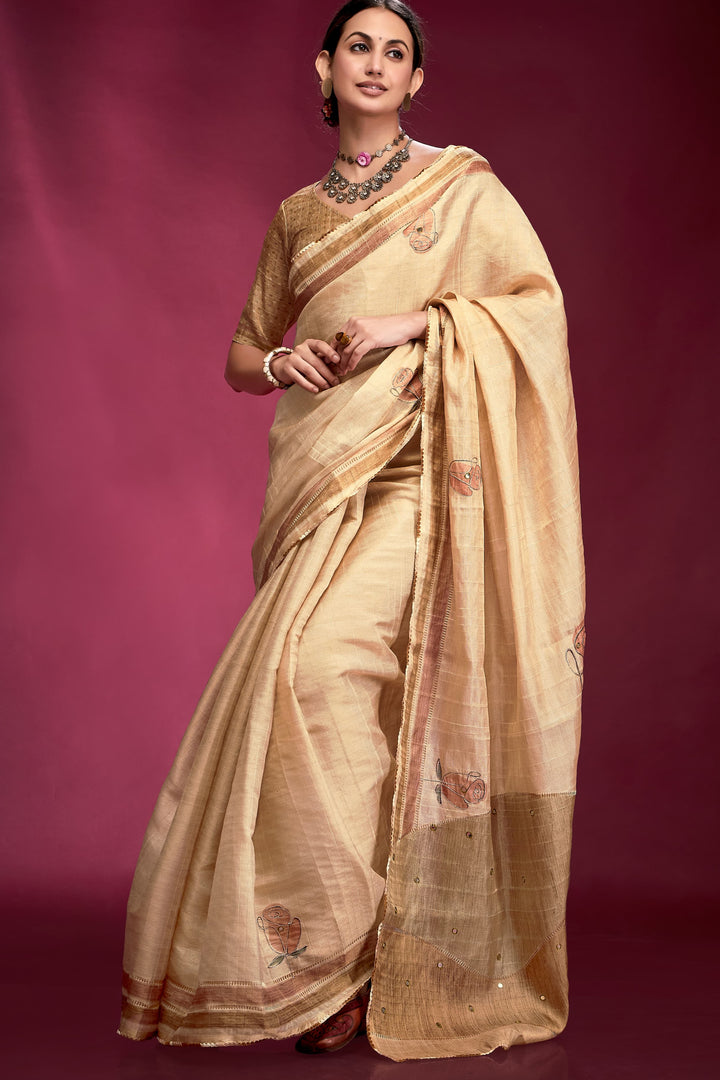 Season To Spark Tussar Silk Saree