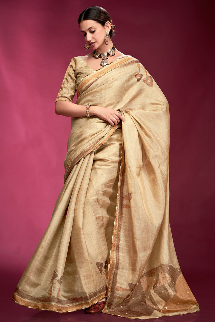 Season To Spark Tussar Silk Saree