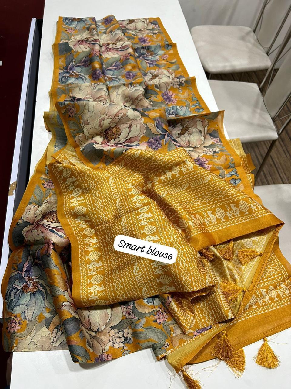 Endless Wanderlust Semi Tussar Silk Saree