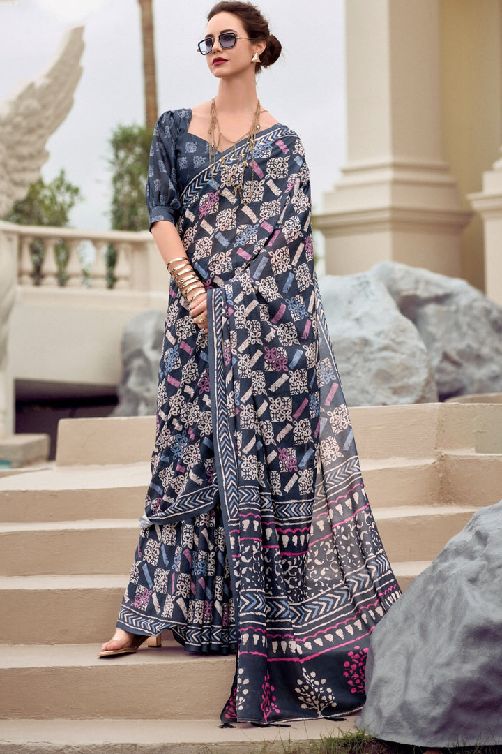 Season Of Giving Resham Silk Saree