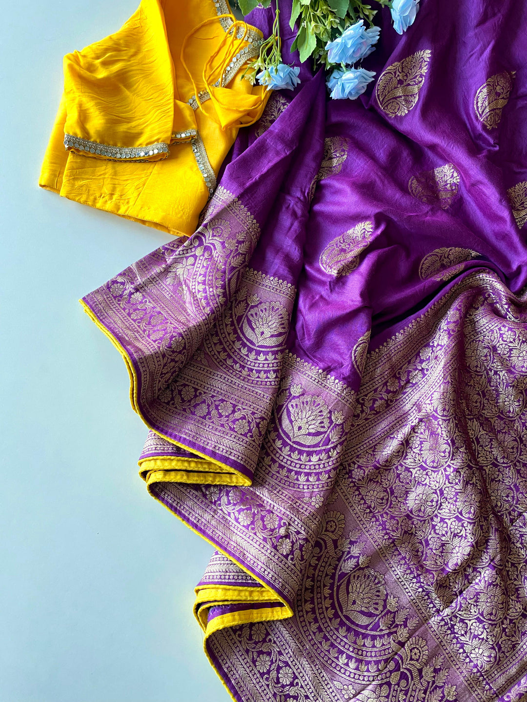 Calming Art Banarasi Dola Silk Saree