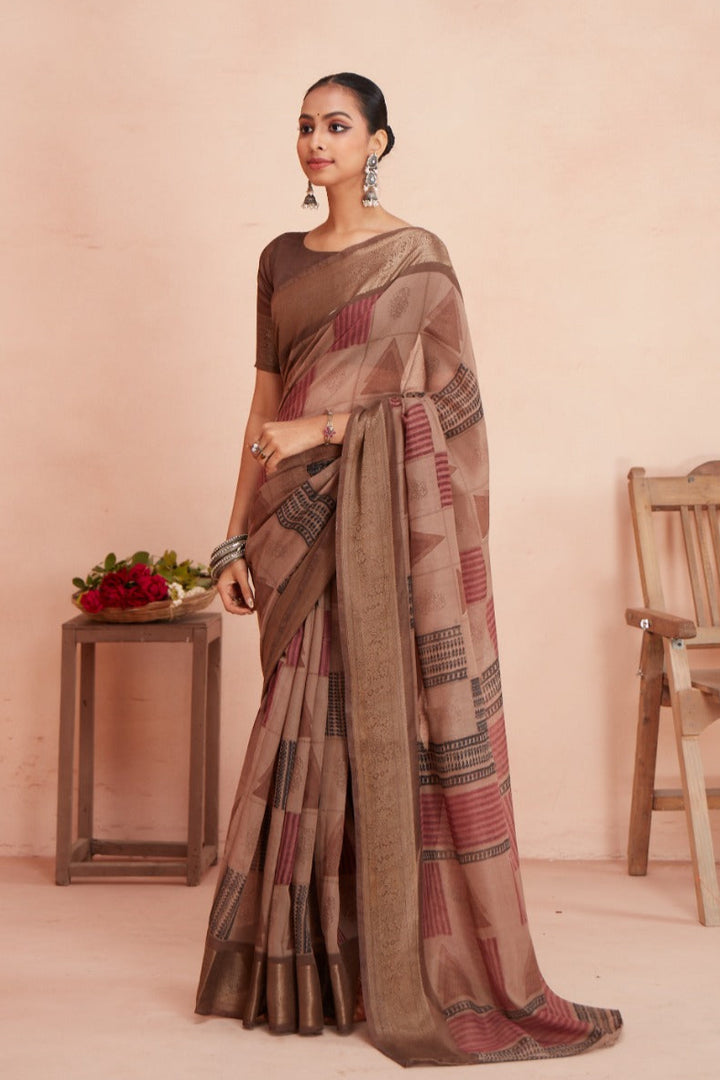 Unbreakable Bond Chanderi Silk Saree