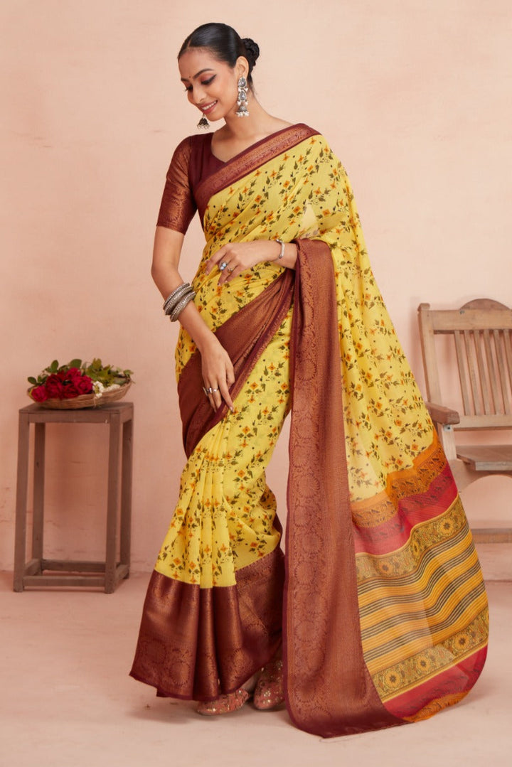 Unbreakable Bond Chanderi Silk Saree