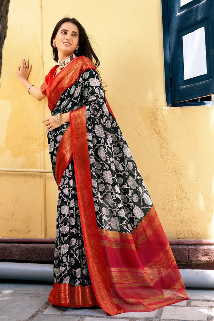 Unbreakable Bond Chanderi Silk Saree