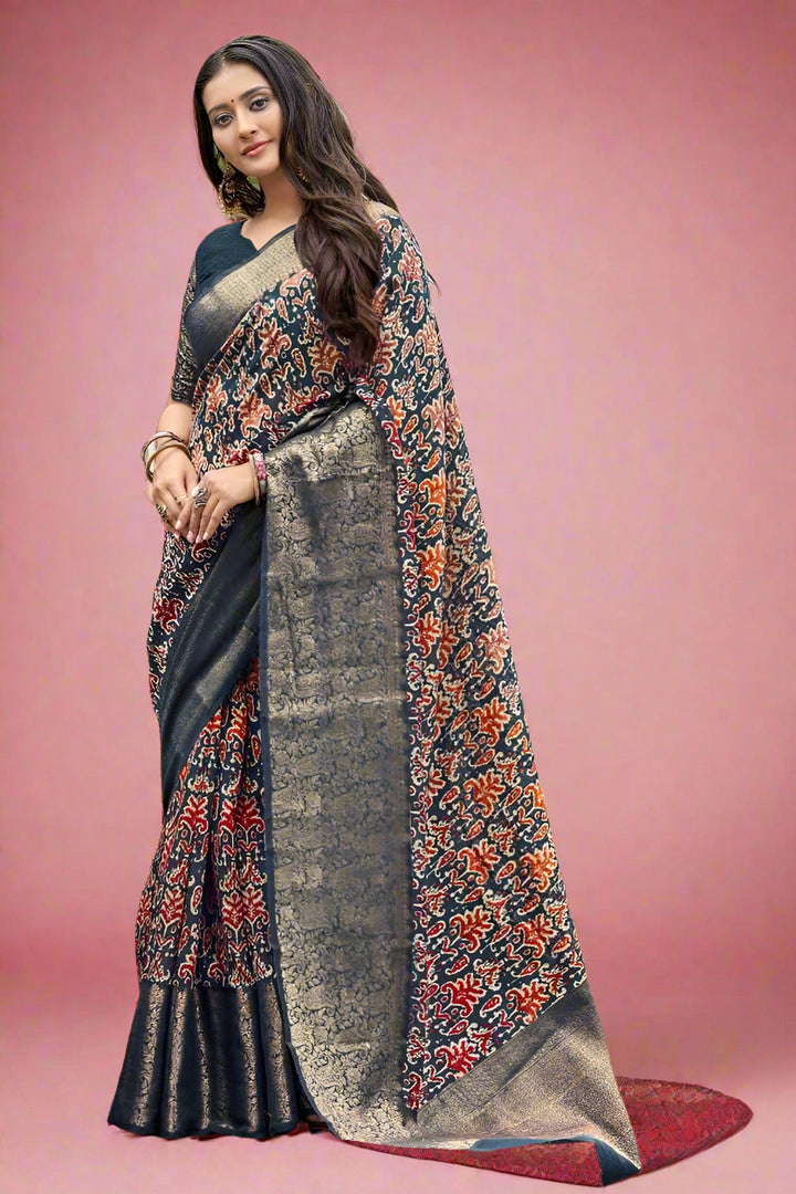 Unbreakable Bond Chanderi Silk Saree