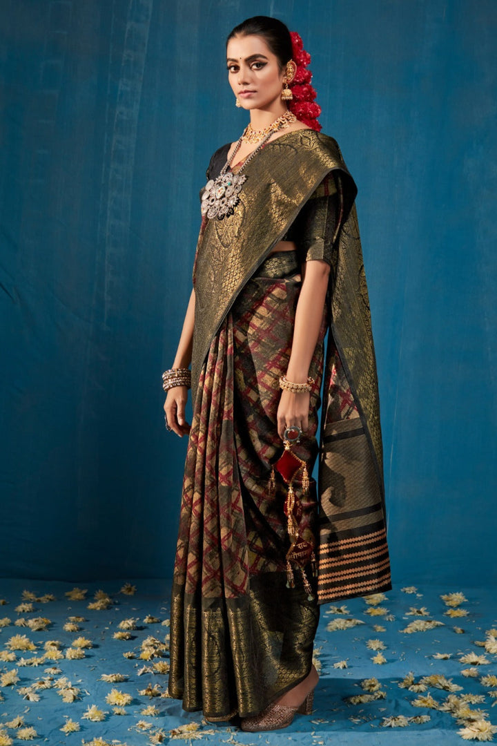 Unbreakable Bond Chanderi Silk Saree