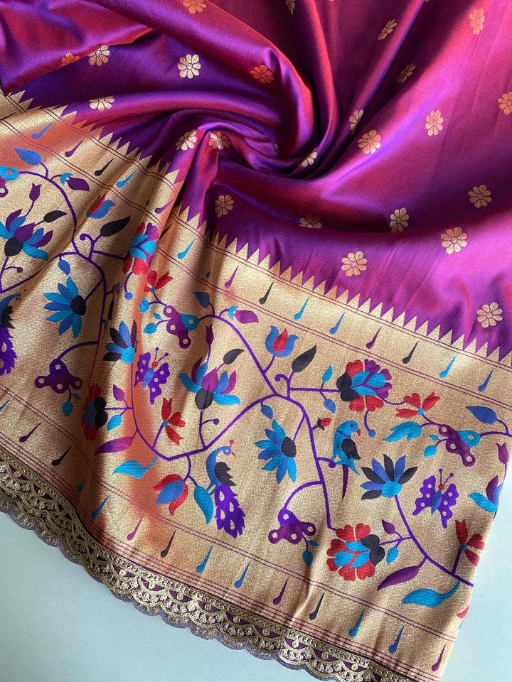 Canals Of Heart Paithani Silk Saree