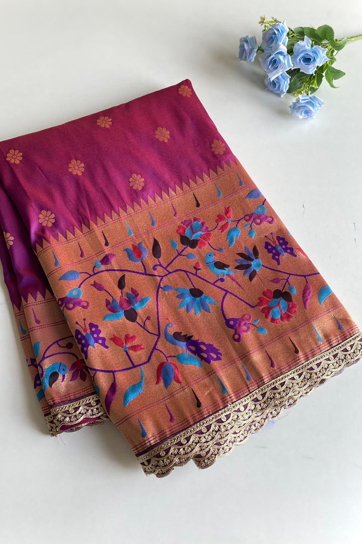 Canals Of Heart Paithani Silk Saree