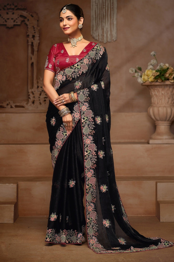 Light of Peace Jimmy Choo Silk Saree