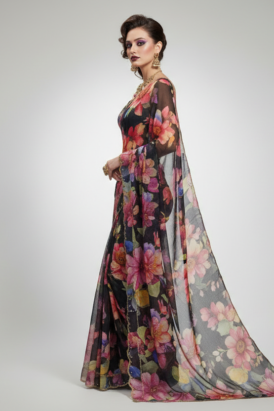 Demanding Vives Organza Saree