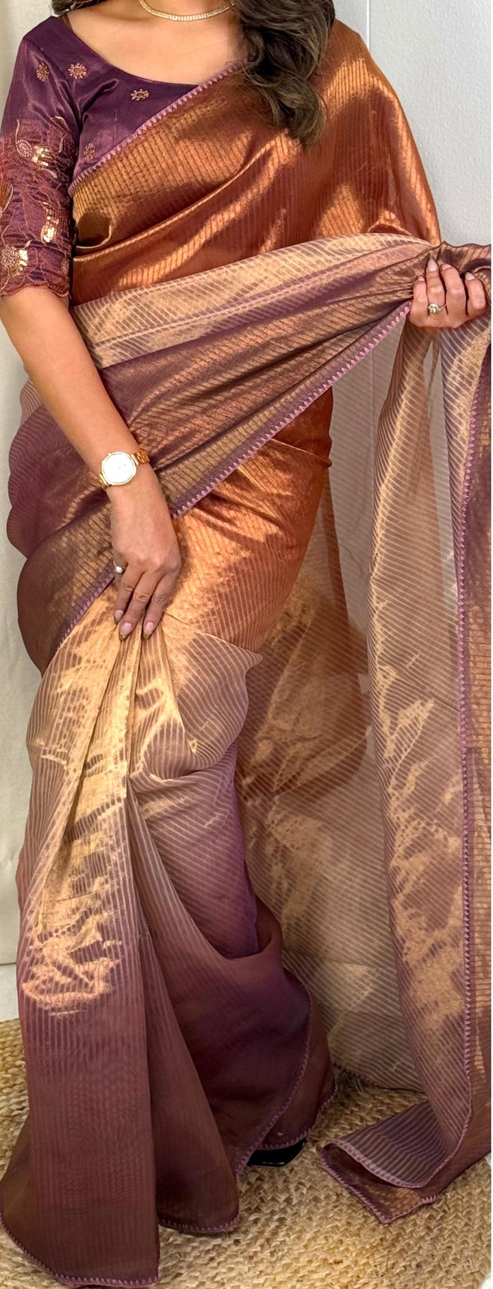 Beautiful As Art Organza Saree