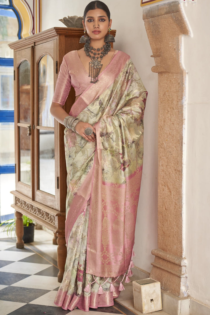 Instant Glamour Cotton Silk Saree