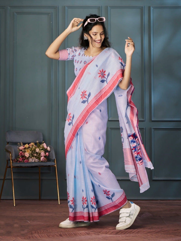 Essence of Music Linen Saree