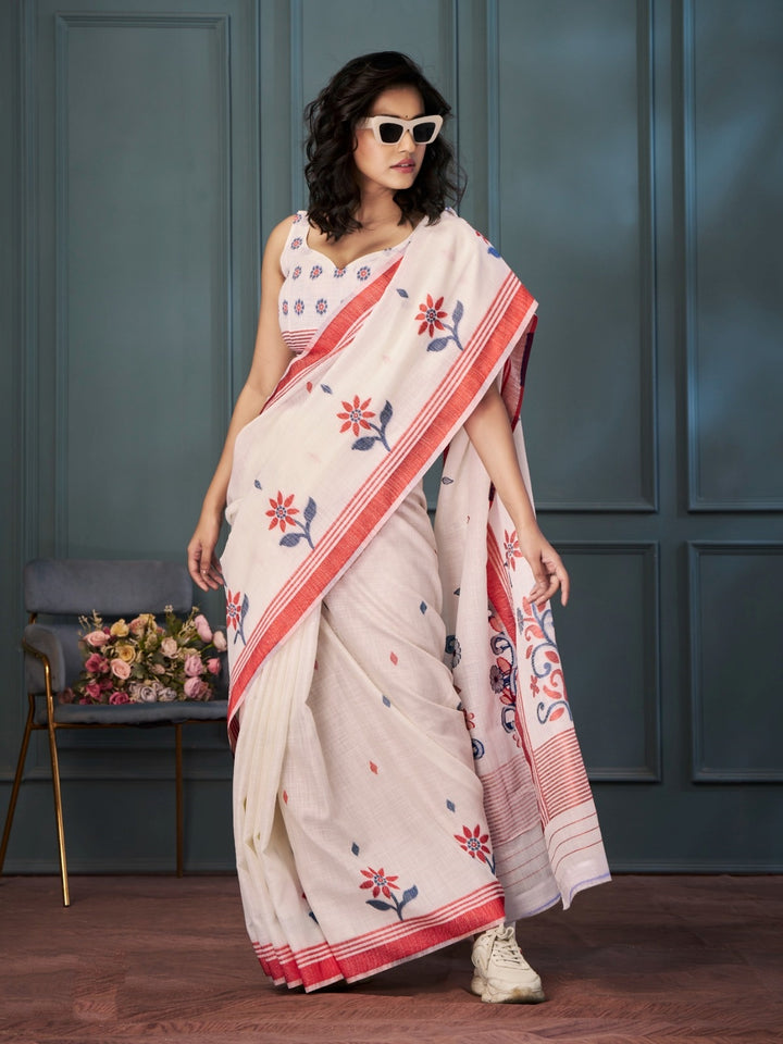 Essence of Music Linen Saree