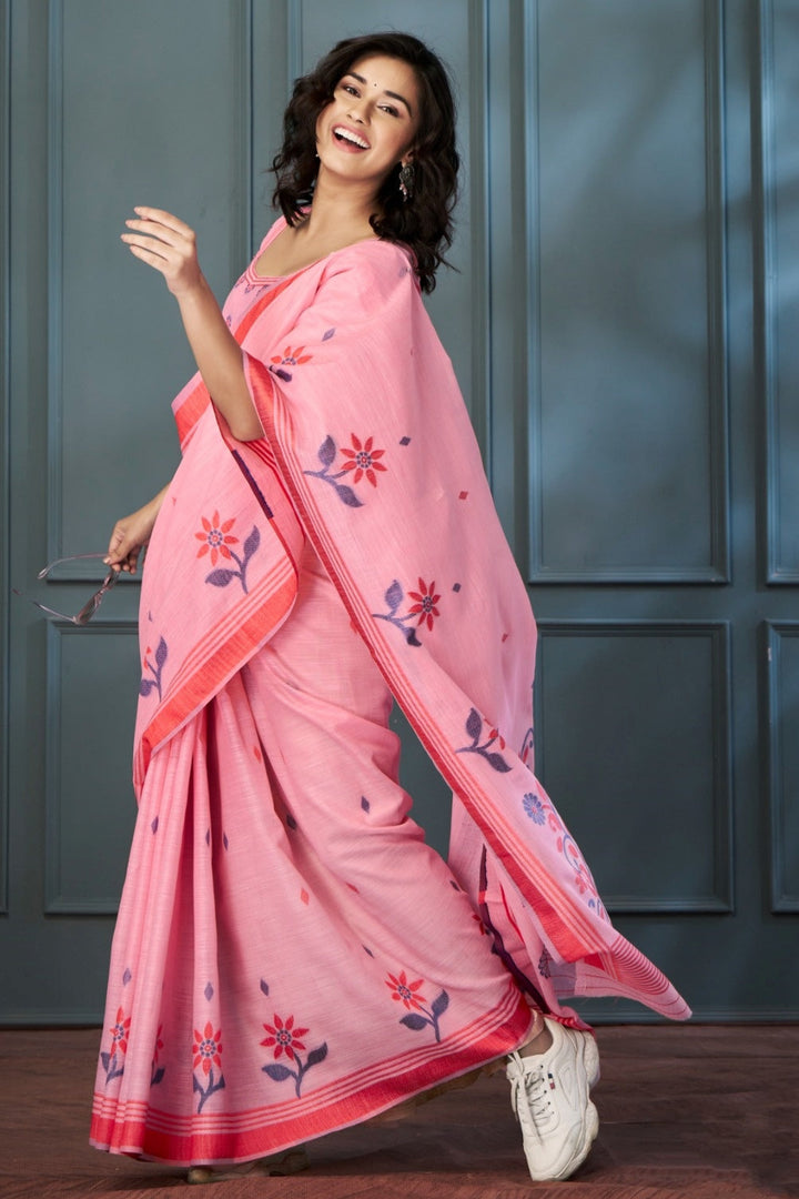 Essence of Music Linen Saree