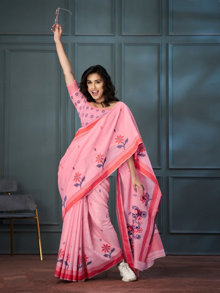 Essence of Music Linen Saree