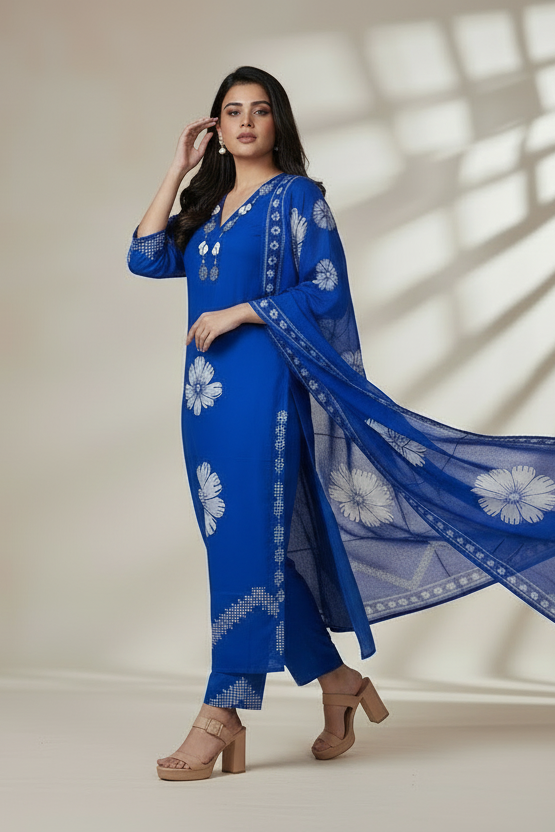 Cheers To Love Cotton Suit Set