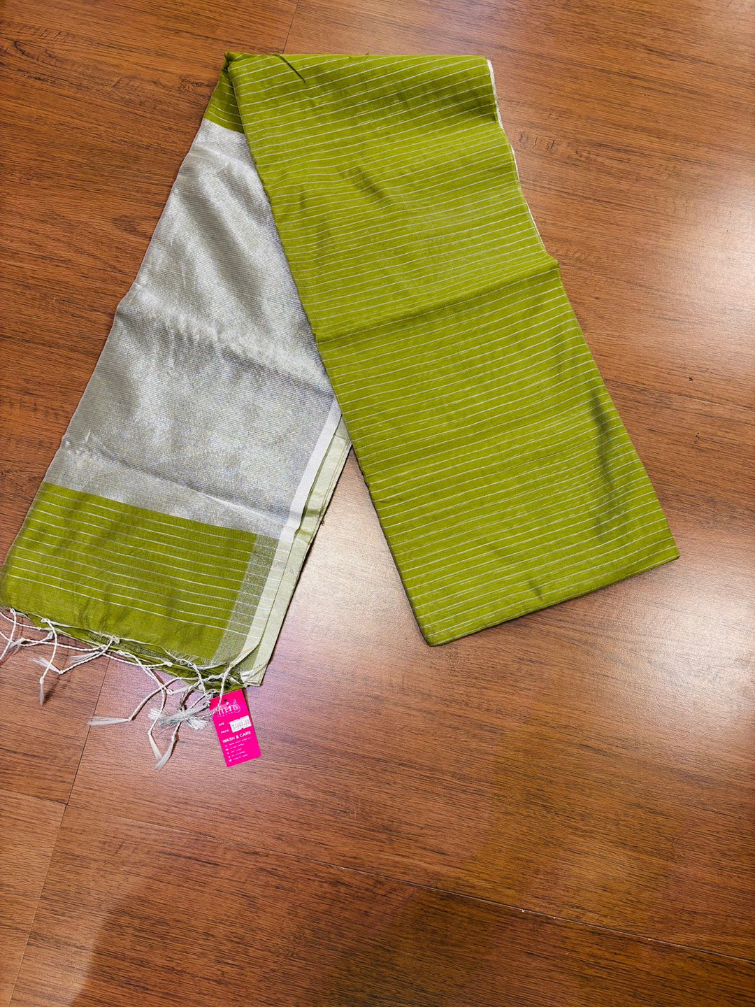 Green Bengal Cotton Silk Saree