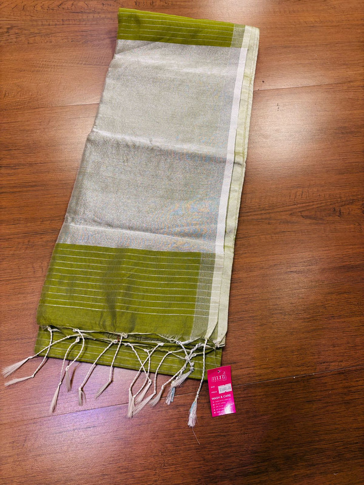 Green Bengal Cotton Silk Saree