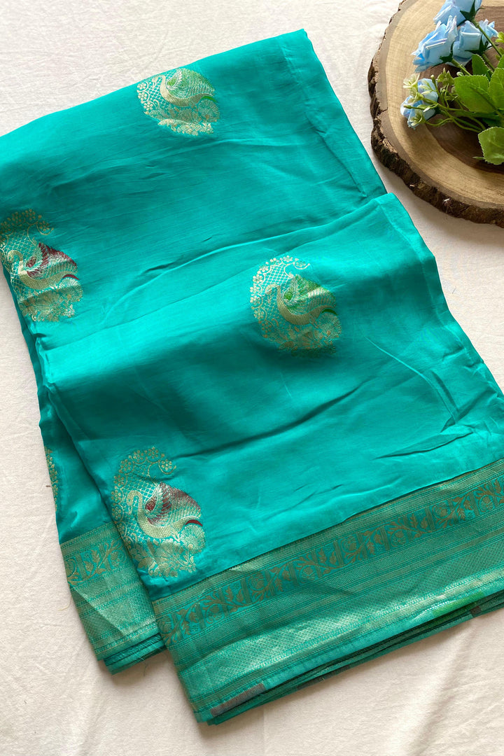 My Favorite Brushstrokes Banarasi Muga Silk Saree