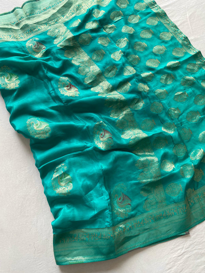 My Favorite Brushstrokes Banarasi Muga Silk Saree