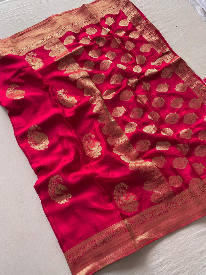 My Favorite Brushstrokes Banarasi Muga Silk Saree