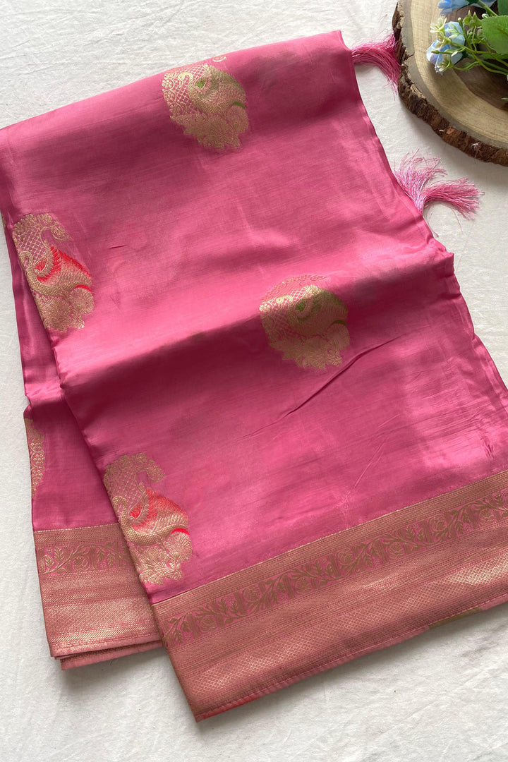 My Favorite Brushstrokes Banarasi Muga Silk Saree