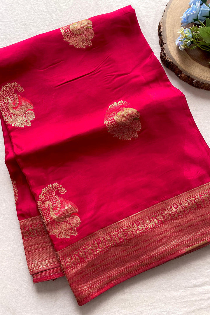 My Favorite Brushstrokes Banarasi Muga Silk Saree