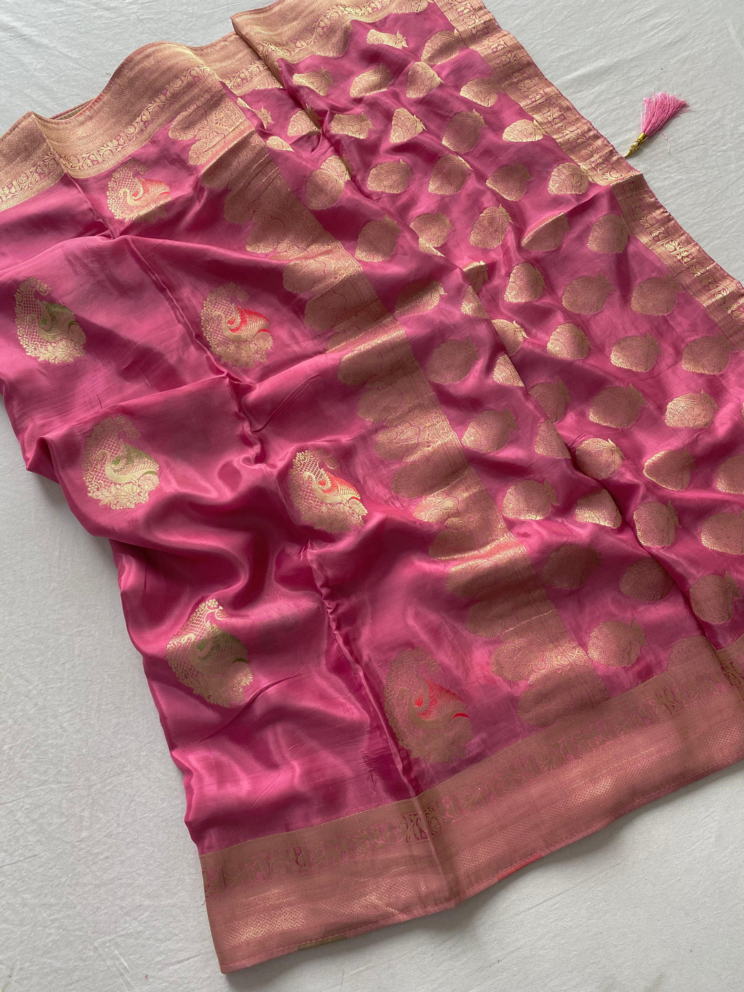 My Favorite Brushstrokes Banarasi Muga Silk Saree