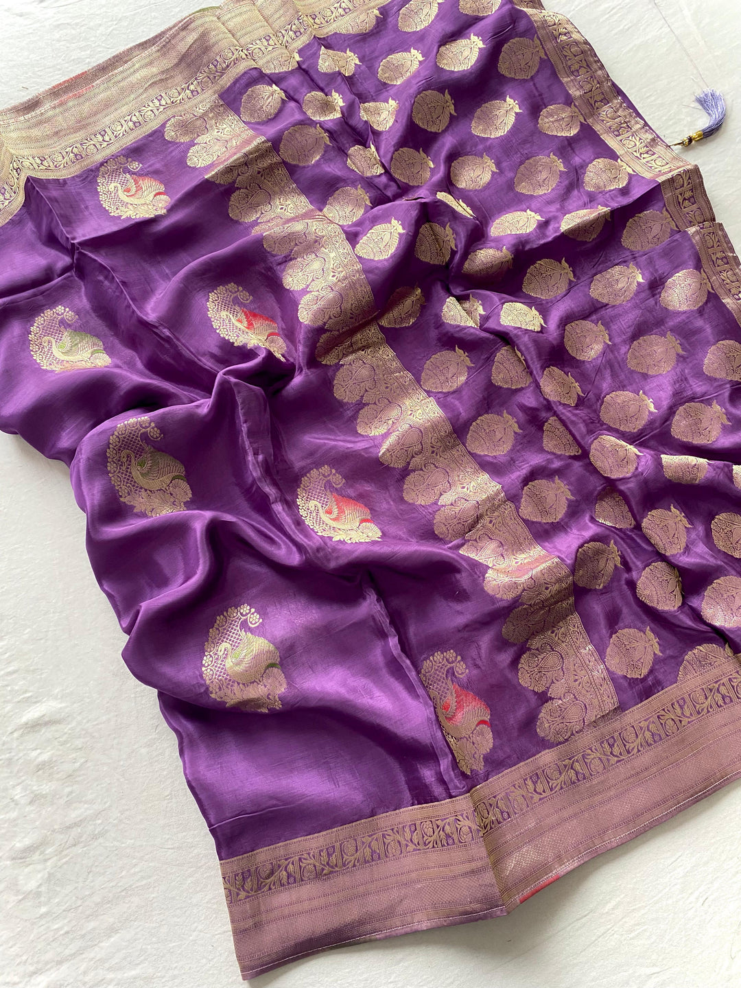 My Favorite Brushstrokes Banarasi Muga Silk Saree