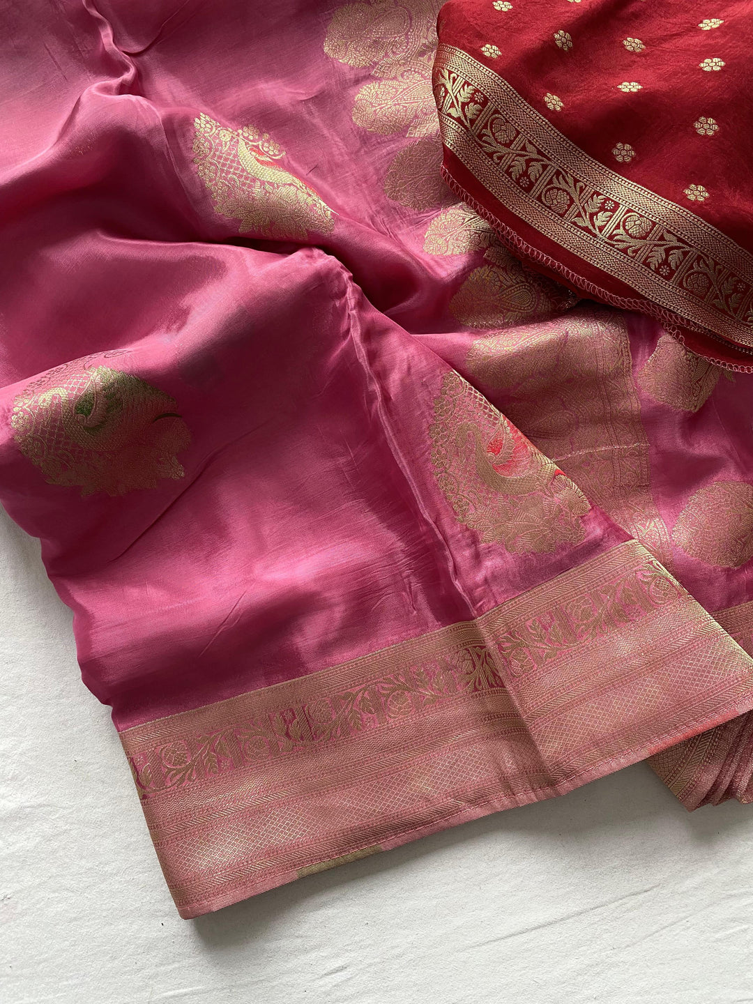 My Favorite Brushstrokes Banarasi Muga Silk Saree