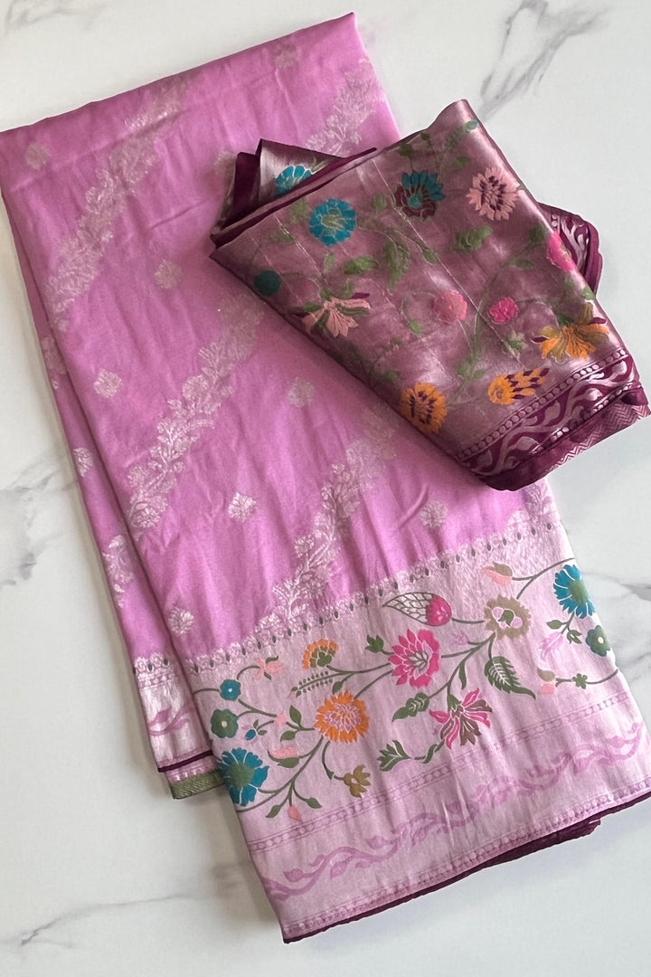 Ghana Banarasi Tissue Silk Saree