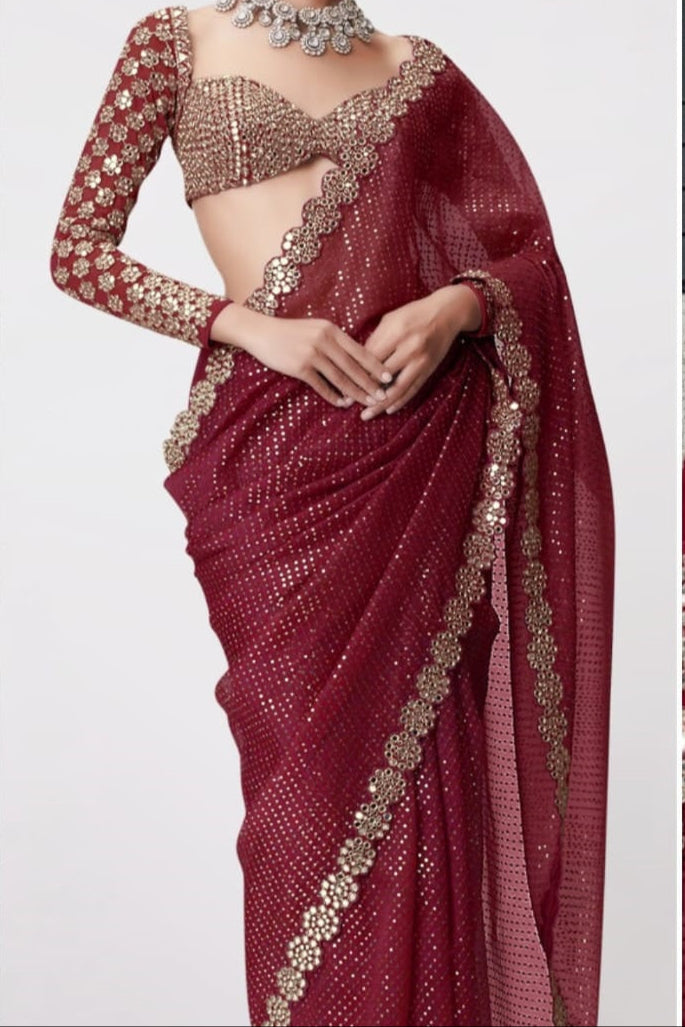 Bollywood Block Buster Georgette Saree