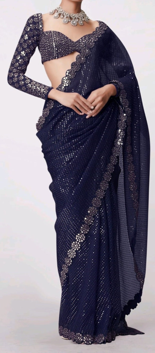 Bollywood Block Buster Georgette Saree