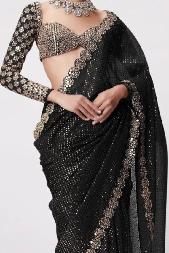 Bollywood Block Buster Georgette Saree