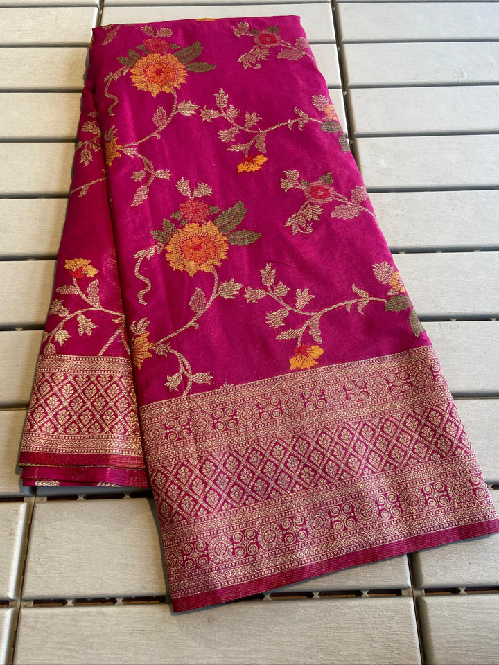 Love Of Silk Banarasi Khaddi Silk Saree