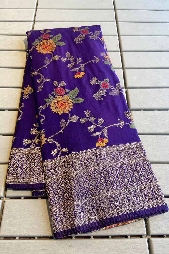 Love Of Silk Banarasi Khaddi Silk Saree