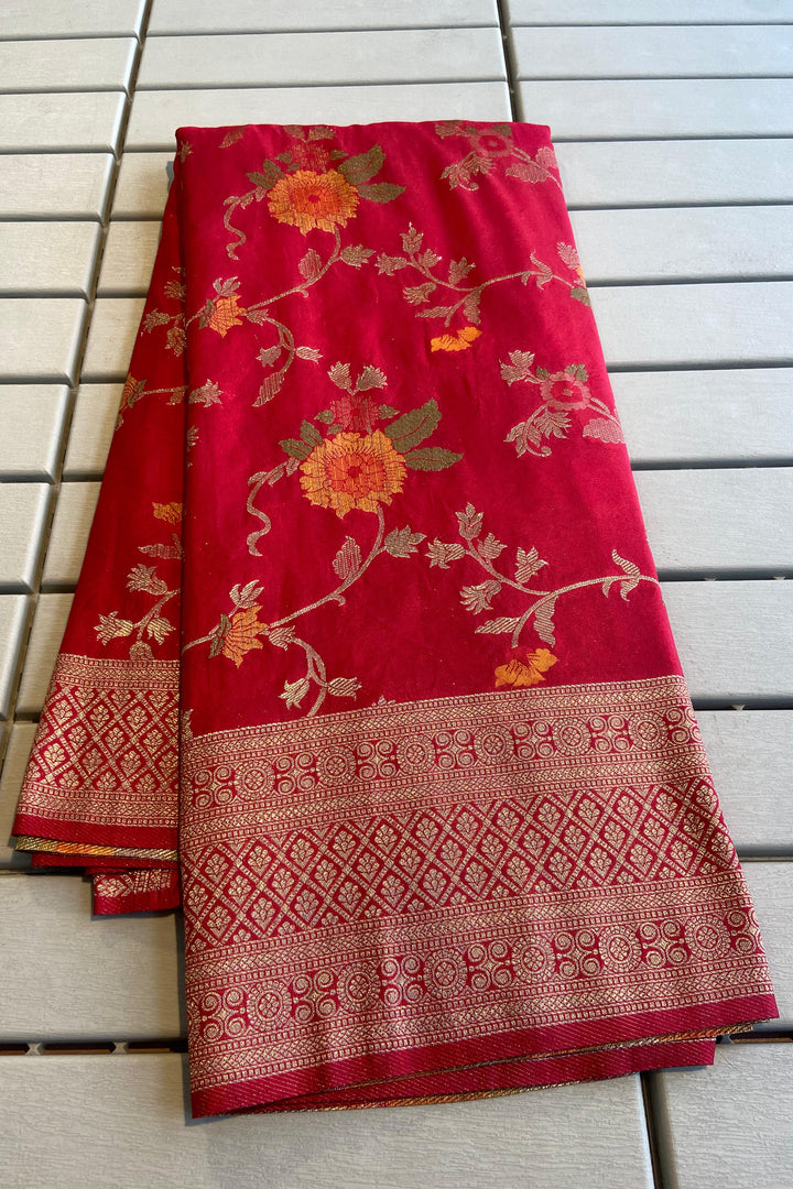 Love Of Silk Banarasi Khaddi Silk Saree