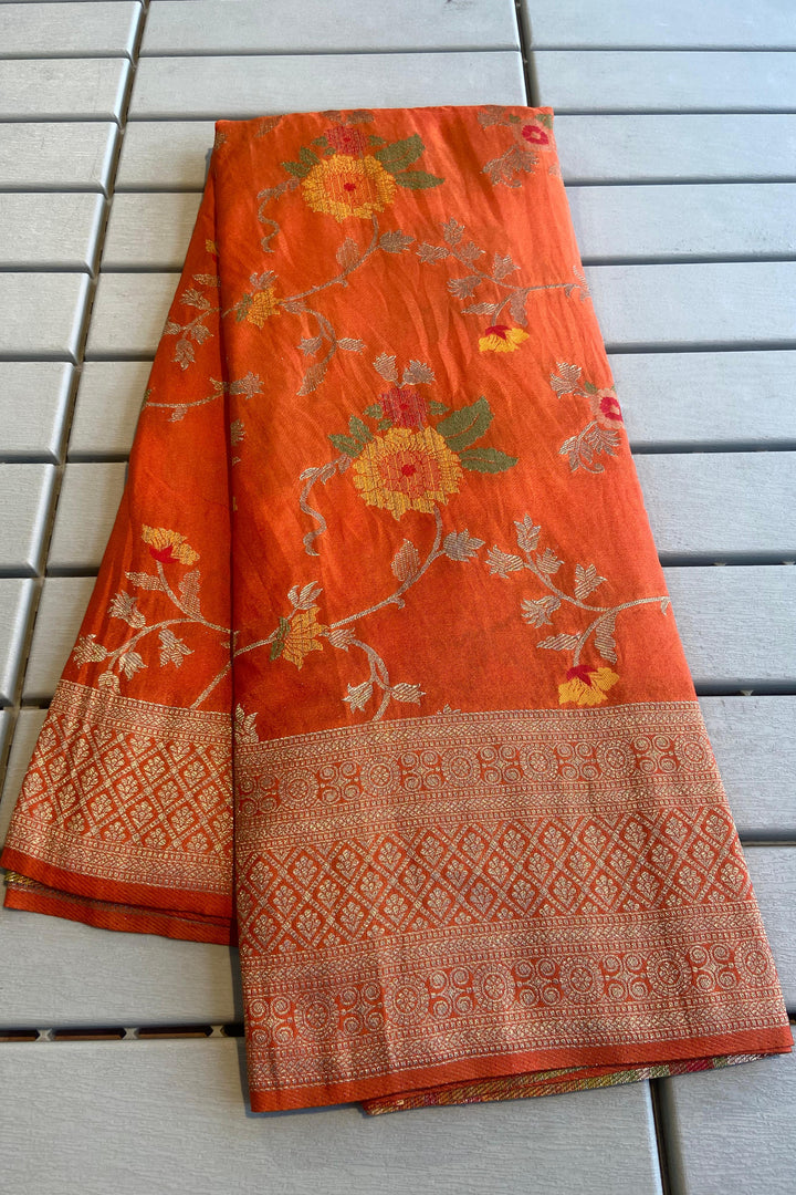 Love Of Silk Banarasi Khaddi Silk Saree