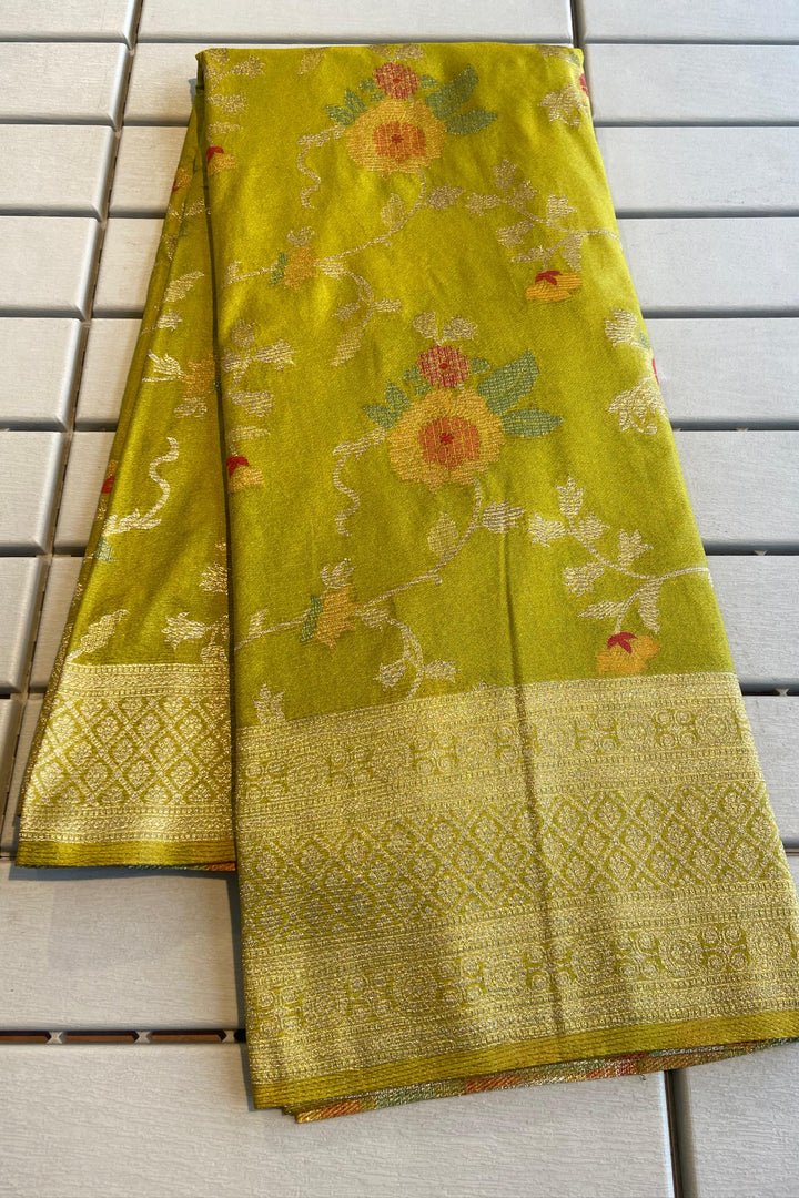 Love Of Silk Banarasi Khaddi Silk Saree