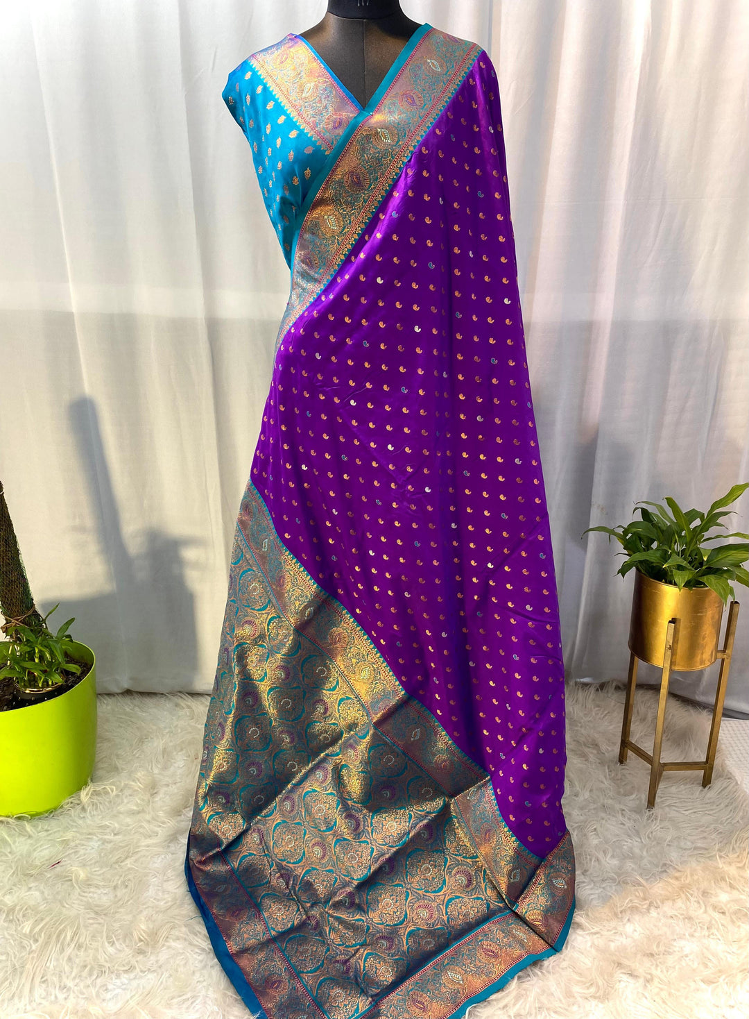 Ocean lover Paithani Silk Saree