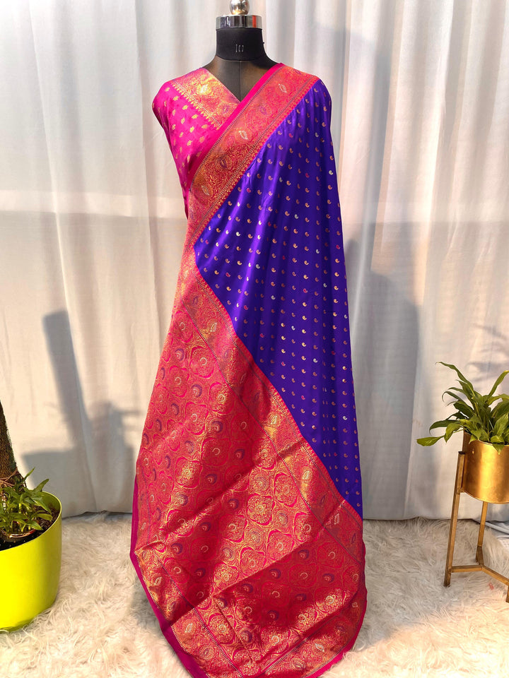 Ocean lover Paithani Silk Saree