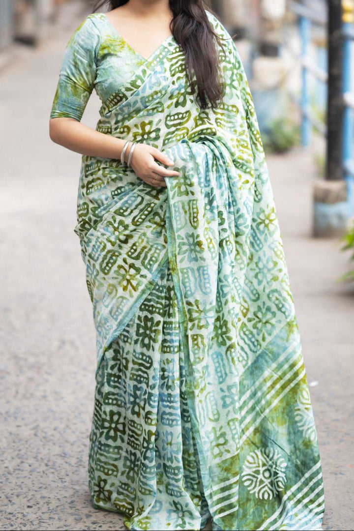 Saree So Royal Chanderi Cotton Saree