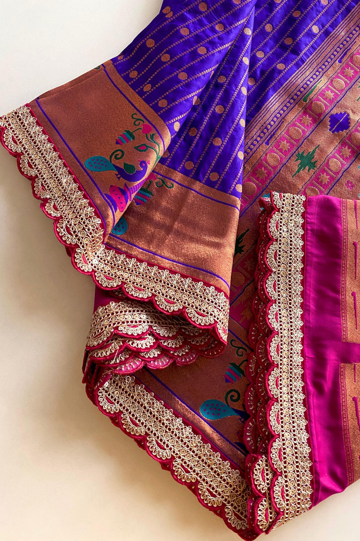 Full Bloom Paithani Silk Saree