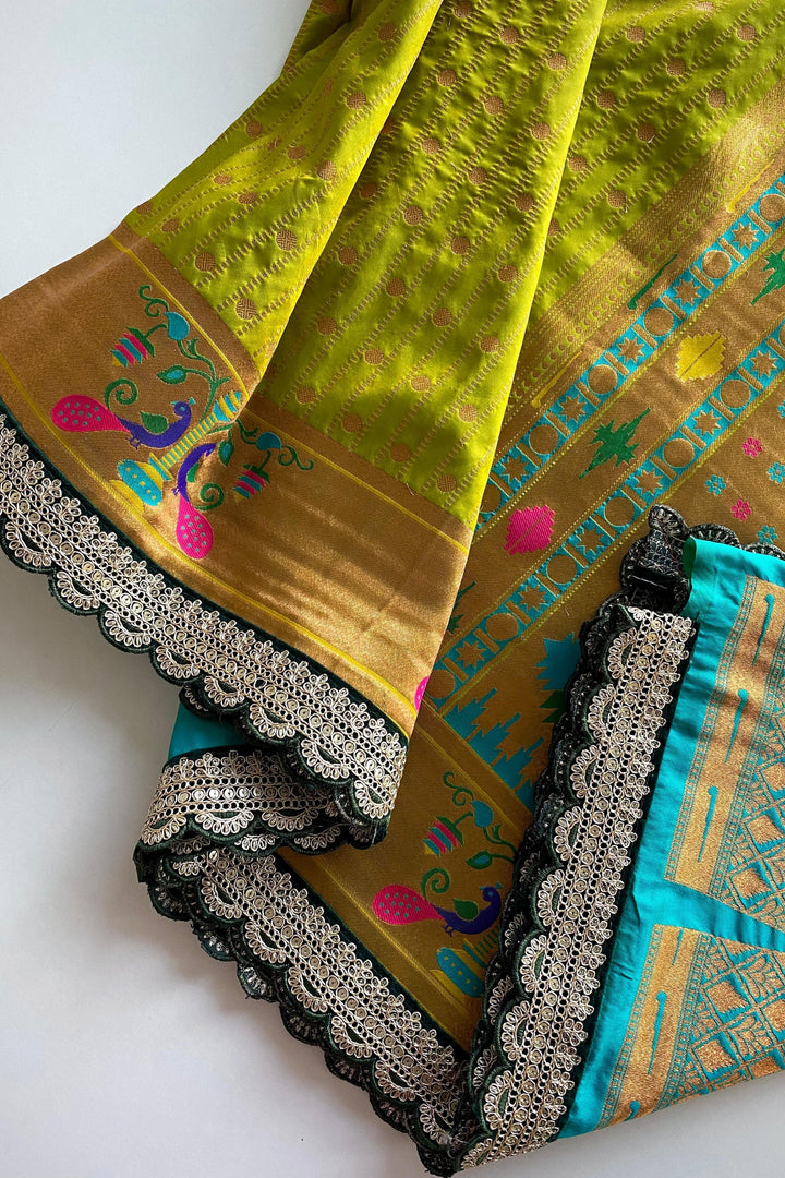 Full Bloom Paithani Silk Saree