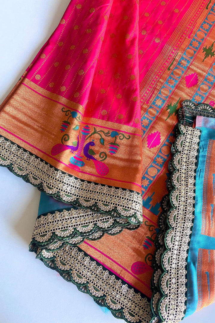 Full Bloom Paithani Silk Saree