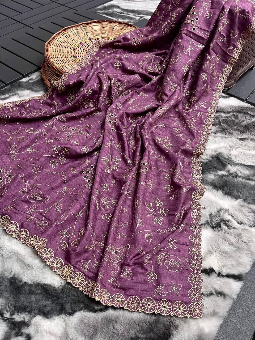 Coloring The World Fancy Silk Saree